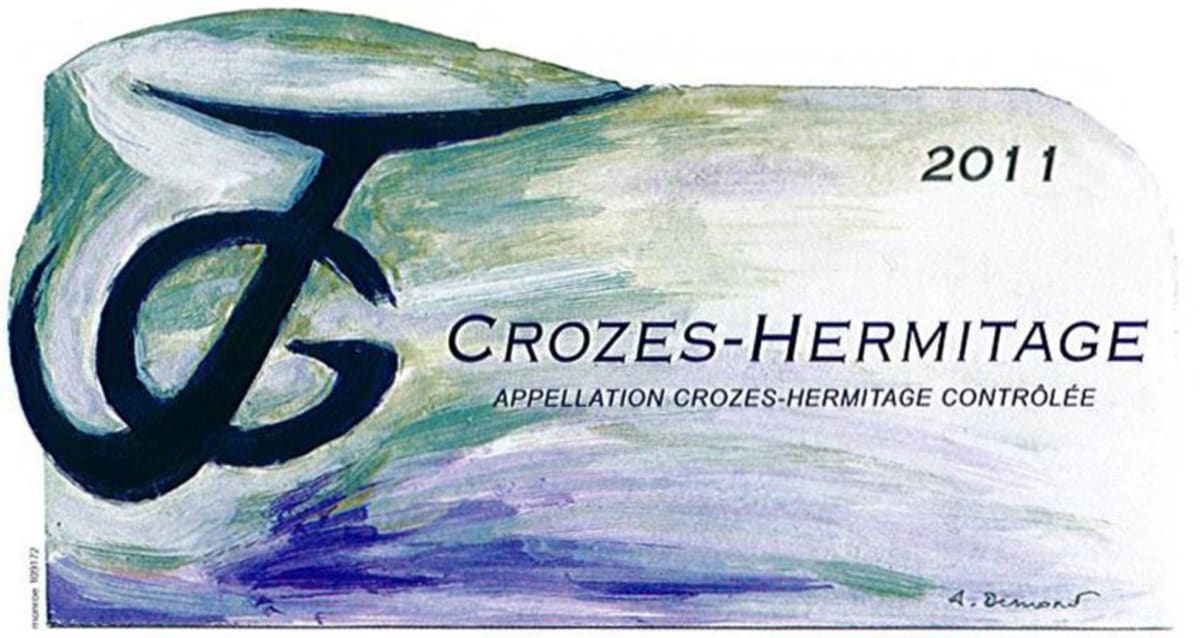 Pierre Gaillard Crozes-Hermitage 2011 Front Label