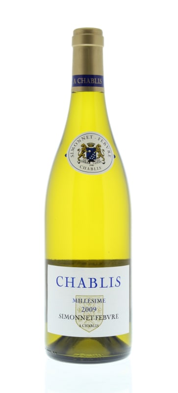 Simonnet-Febvre Chablis 2009 Front Bottle Shot
