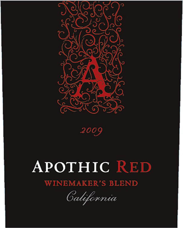Apothic Red Blend 2009 Front Label