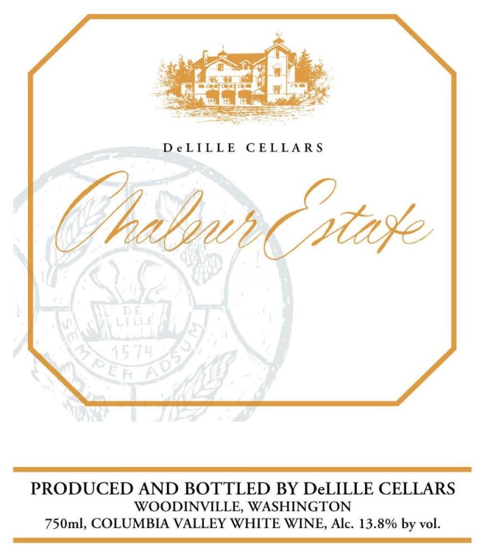 DeLille Chaleur Estate Blanc 2009 Front Label