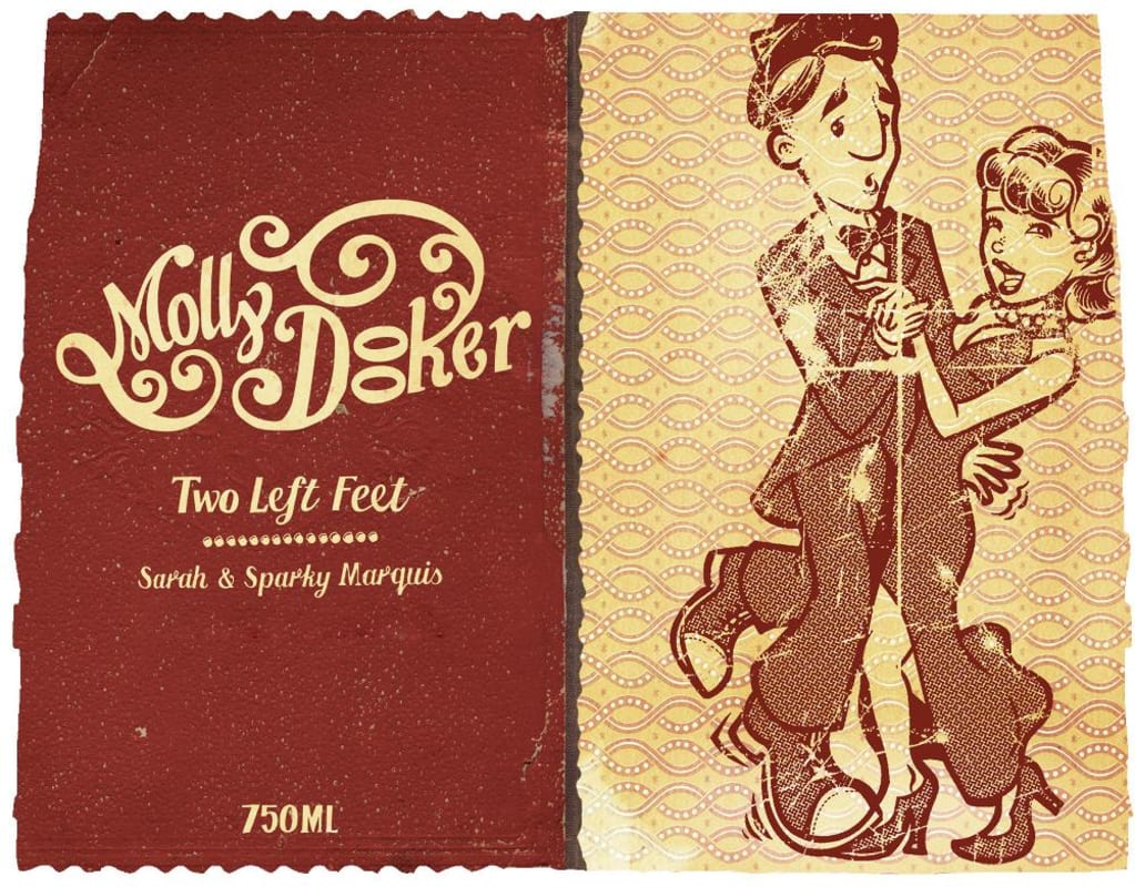Mollydooker Two Left Feet 2010 Front Label