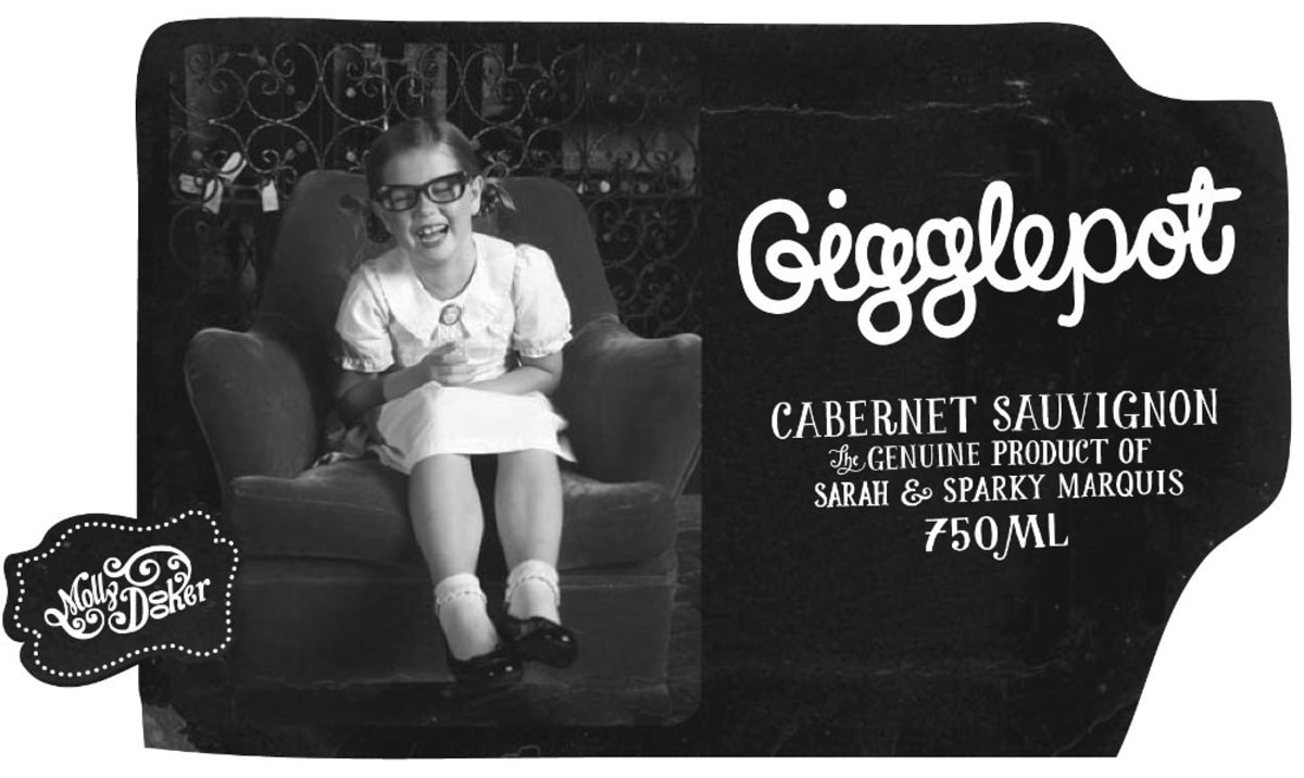 Mollydooker Gigglepot Cabernet Sauvignon 2010 Front Label