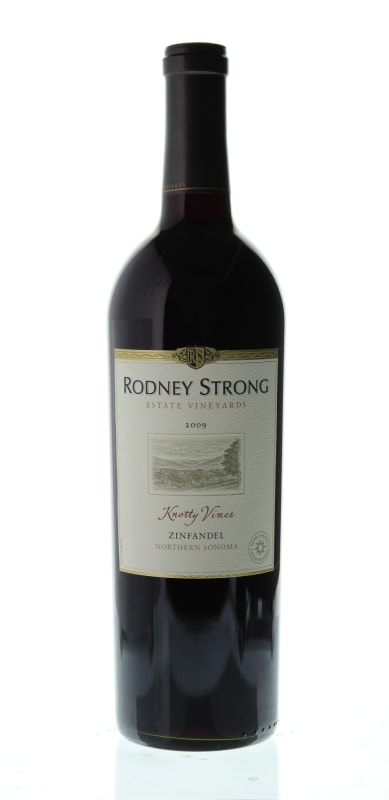 Rodney Strong Estate Knotty Vines Zinfandel 2009 Front Bottle Shot