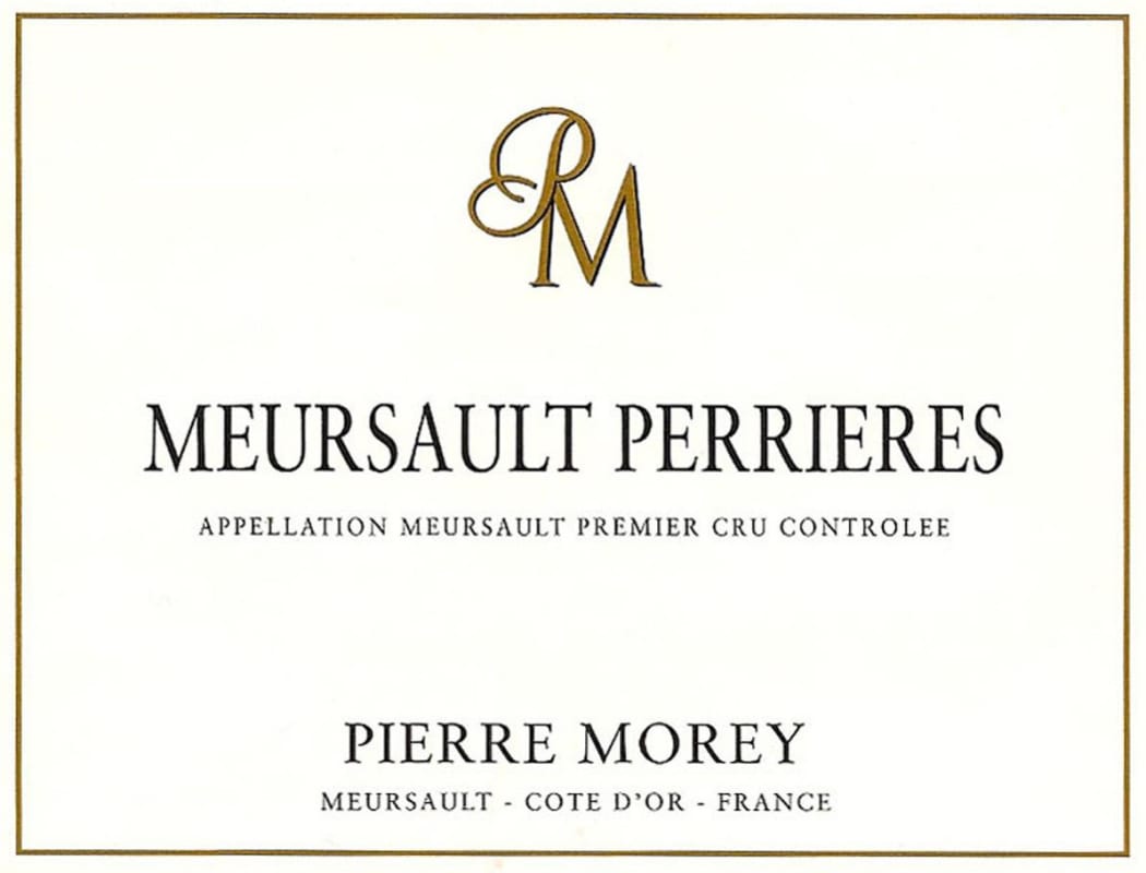 Domaine Pierre Morey Mersault Perrieres Premier Cru 2012 Front Label