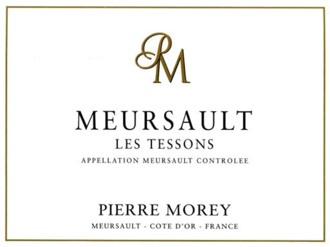 Domaine Pierre Morey Meursault Les Tessons 2013 Front Label