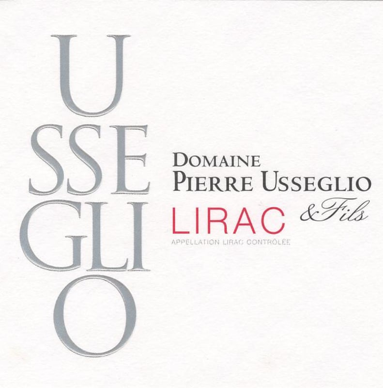 Domaine Pierre Usseglio et Fils Lirac 2012 Front Label