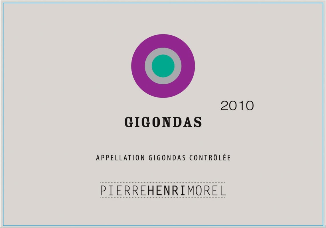 Pierre Henri Morel Gigondas 2010 Front Label