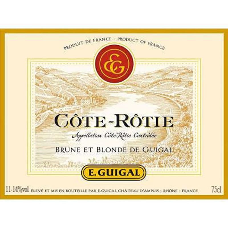 E. Guigal Cote Rotie Brune et Blonde 2007 Front Label