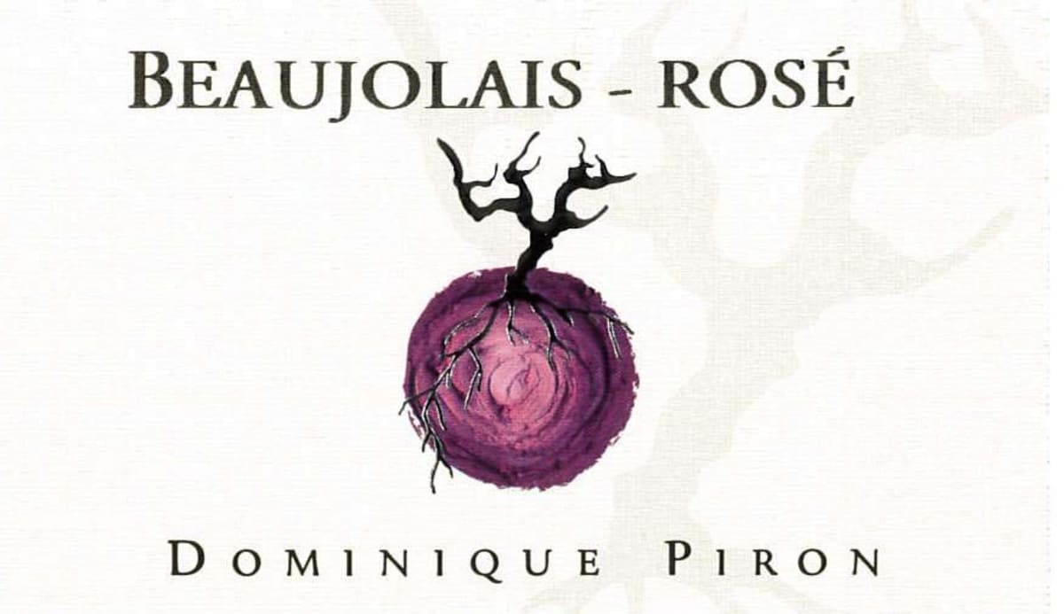 Dominique Piron Beaujolais Rose 2015 Front Label
