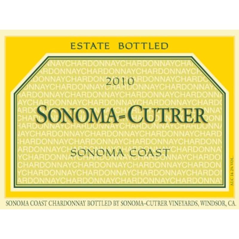 Sonoma-Cutrer Sonoma Coast Chardonnay 2010 Front Label