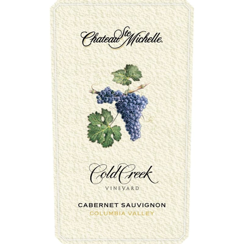 Chateau Ste. Michelle Cold Creek Vineyard Cabernet Sauvignon 2008 Front Label