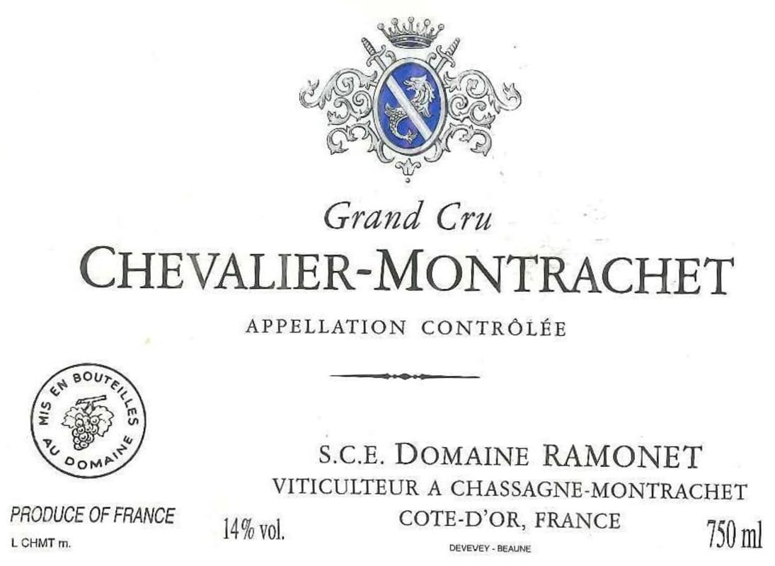Domaine Jean-Claude Ramonet Chevalier Montrachet Grand Cru 2009 Front Label