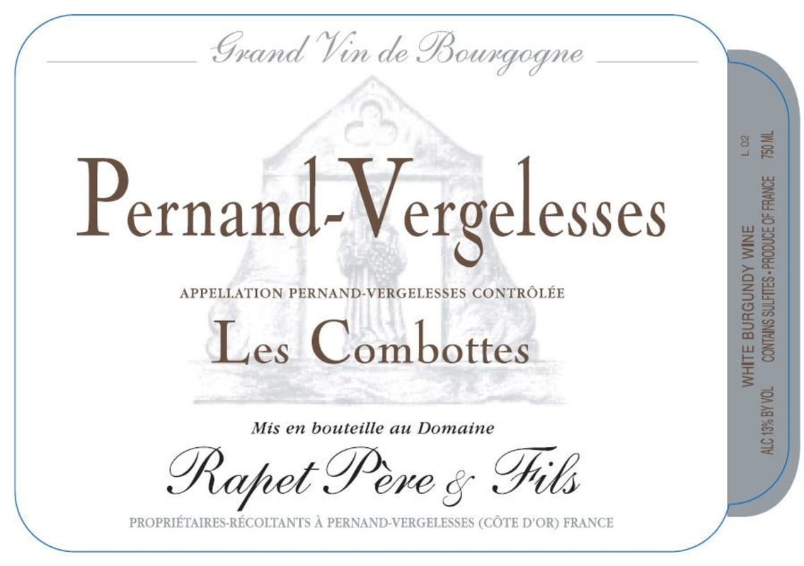 Rapet Pere & Fils Pernand-Vergelesses Les Combottes 2006 Front Label