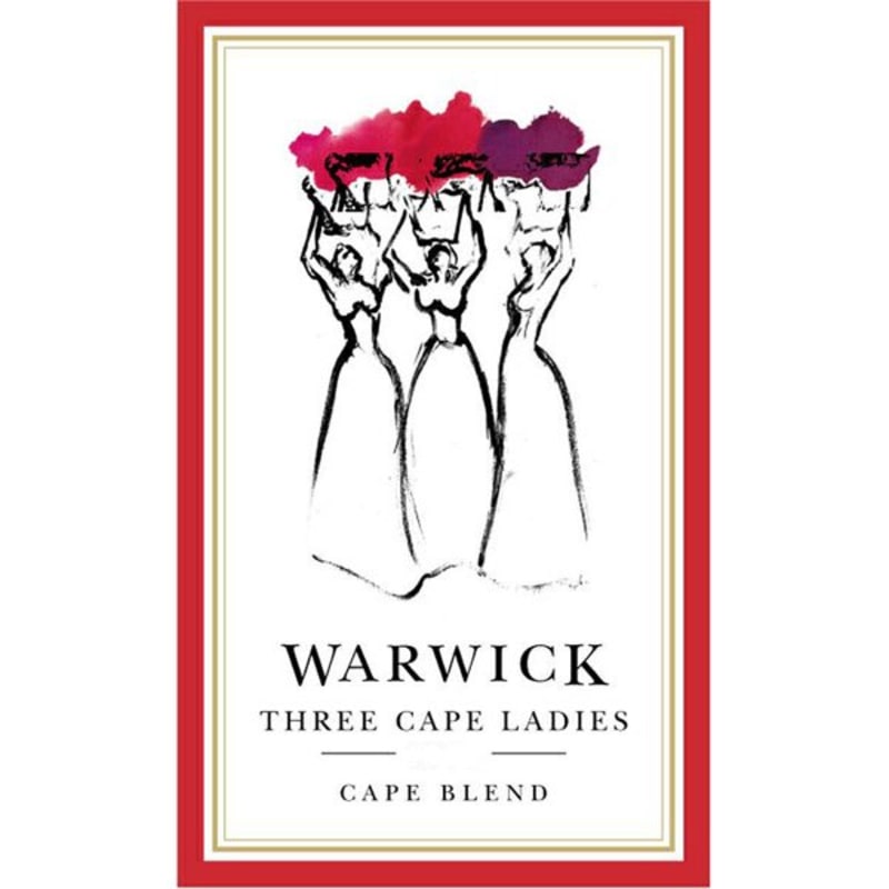Warwick Three Cape Ladies 2009 Front Label