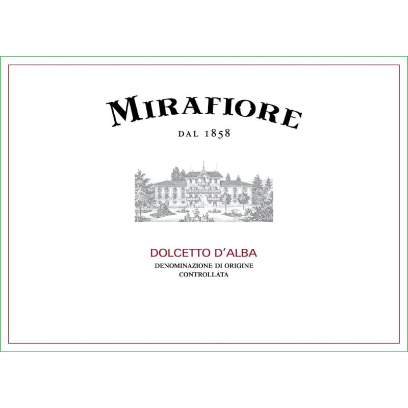 Mirafiore Dolcetto d'Alba 2010 Front Label