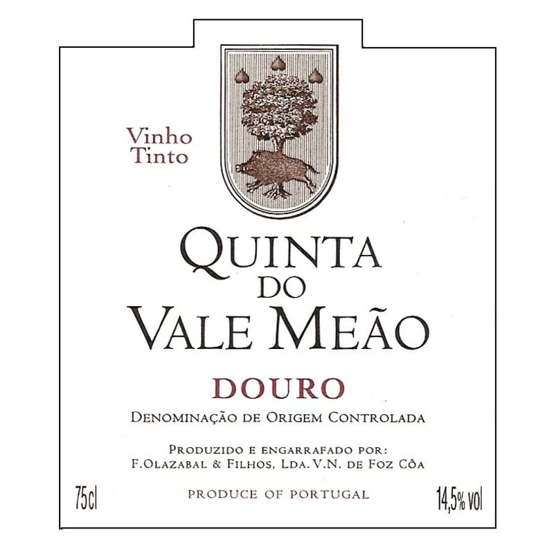Quinta do Vale Meao Douro 2008 Front Label