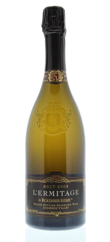 Roederer Estate L'Ermitage 2003 Front Bottle Shot