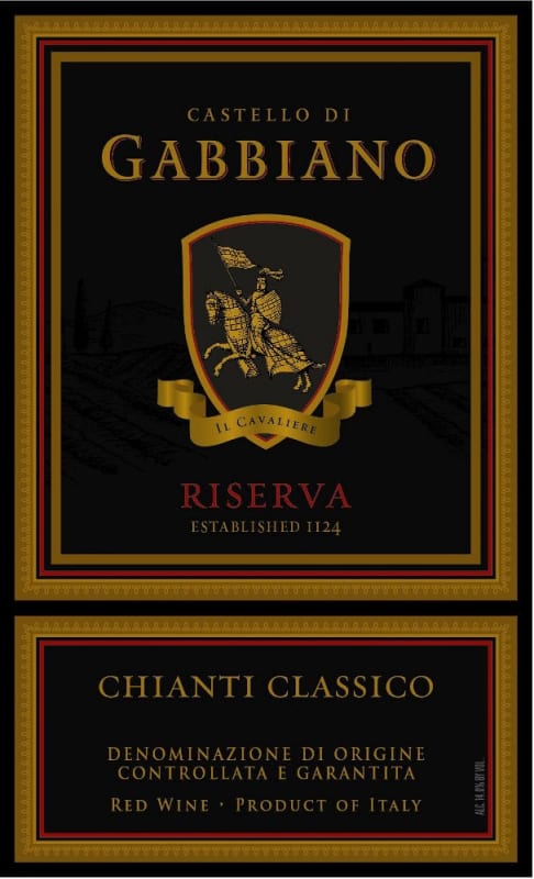 Gabbiano Chianti Classico Riserva 2008 Front Label