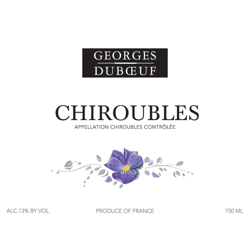 Duboeuf Chiroubles 2010 Front Label