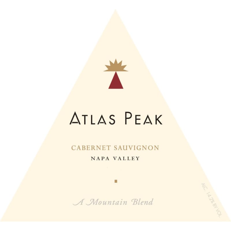 Atlas Peak Napa Valley Cabernet Sauvignon 2007 Front Label