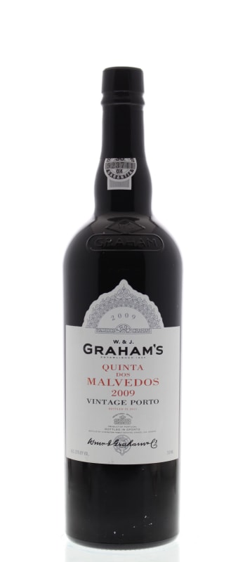 Graham's Quinta Dos Malvedos Vintage Port 2009 Front Bottle Shot