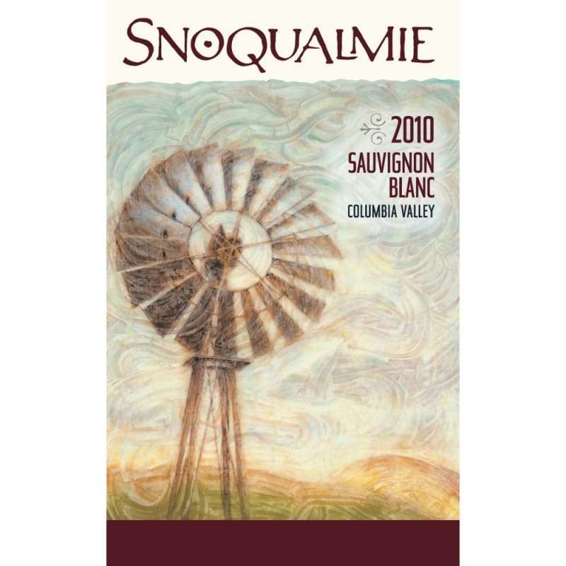 Snoqualmie Sauvignon Blanc 2010 Front Label