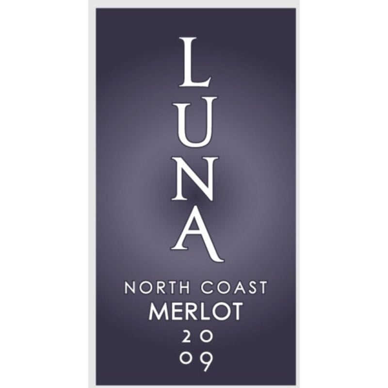 Luna Vineyards Merlot 2009 Front Label