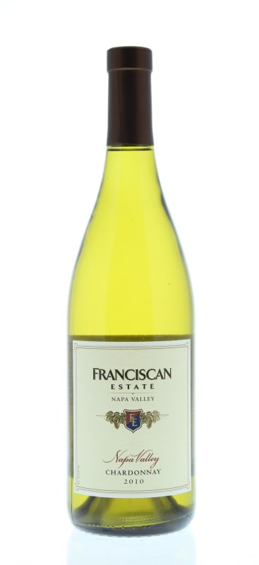 Franciscan Estate Chardonnay 2010 Front Bottle Shot