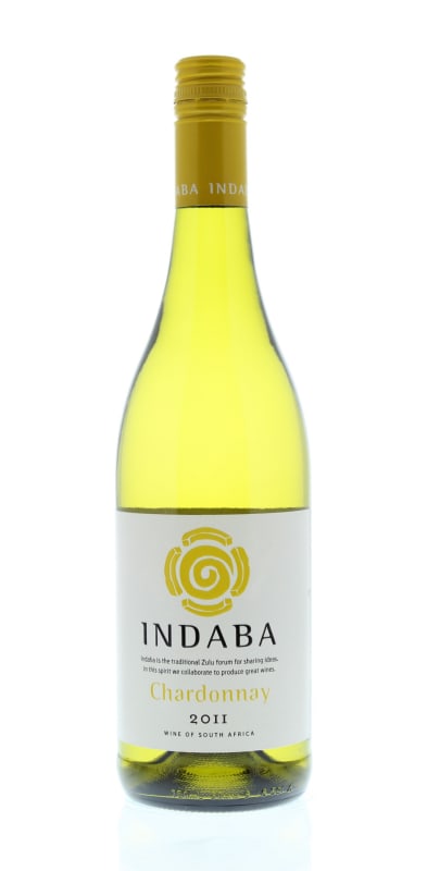 Indaba Chardonnay 2011 Front Bottle Shot