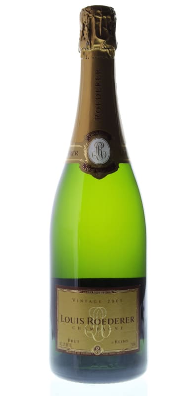 Louis Roederer Brut Vintage 2005 Front Bottle Shot