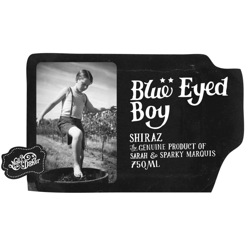 Mollydooker Blue Eyed Boy Shiraz 2010 Front Label