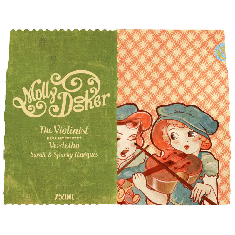 Mollydooker The Violinist Verdelho 2011 Front Label