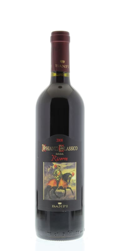 Banfi Chianti Classico Riserva 2008 Front Bottle Shot