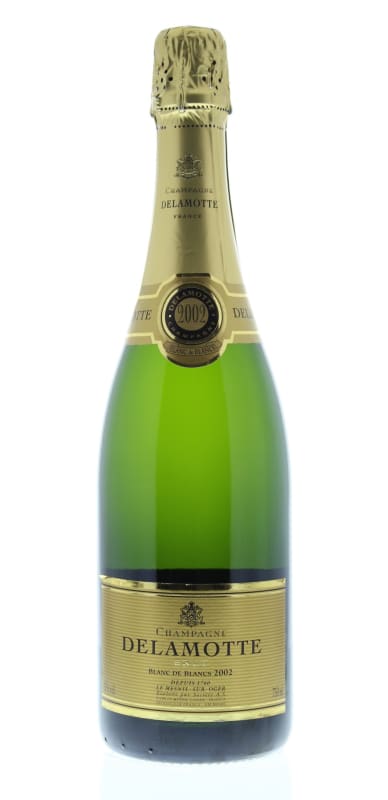 Delamotte Blanc de Blancs 2002 Front Bottle Shot