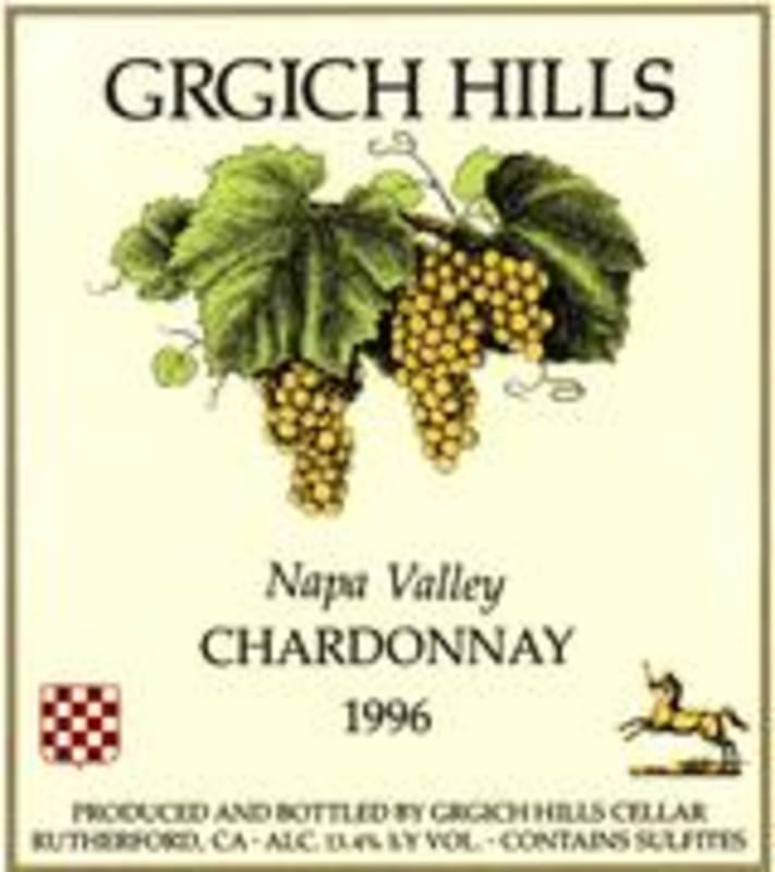 Grgich Hills Estate Chardonnay 1997 Front Label