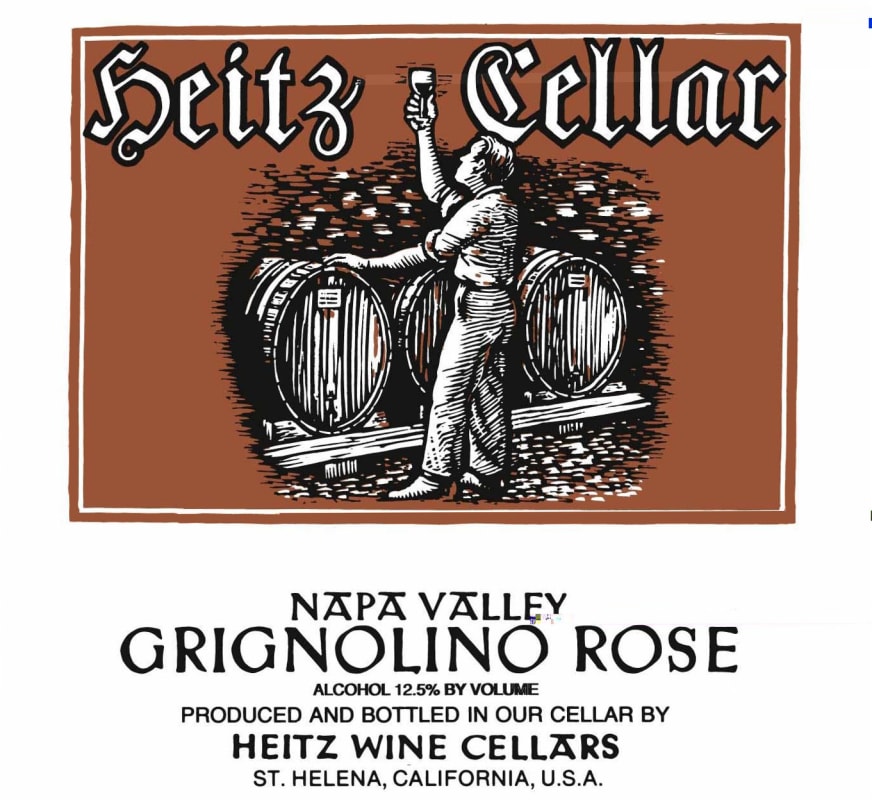 Heitz Cellar Grignolino Rose 2015 Front Label