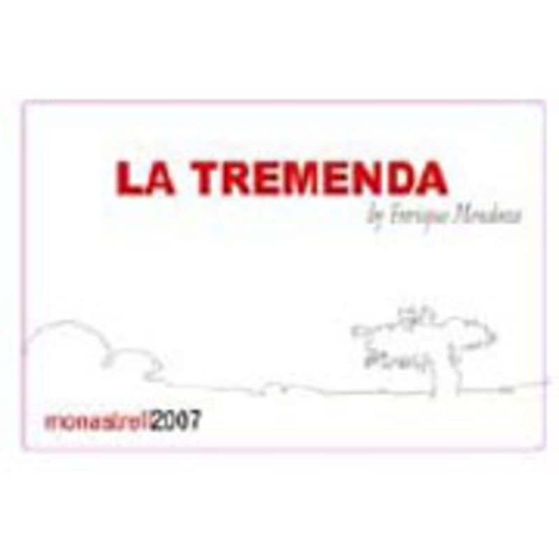 Enrique Mendoza Alicante La Tremenda Monastrell 2007 Front Label