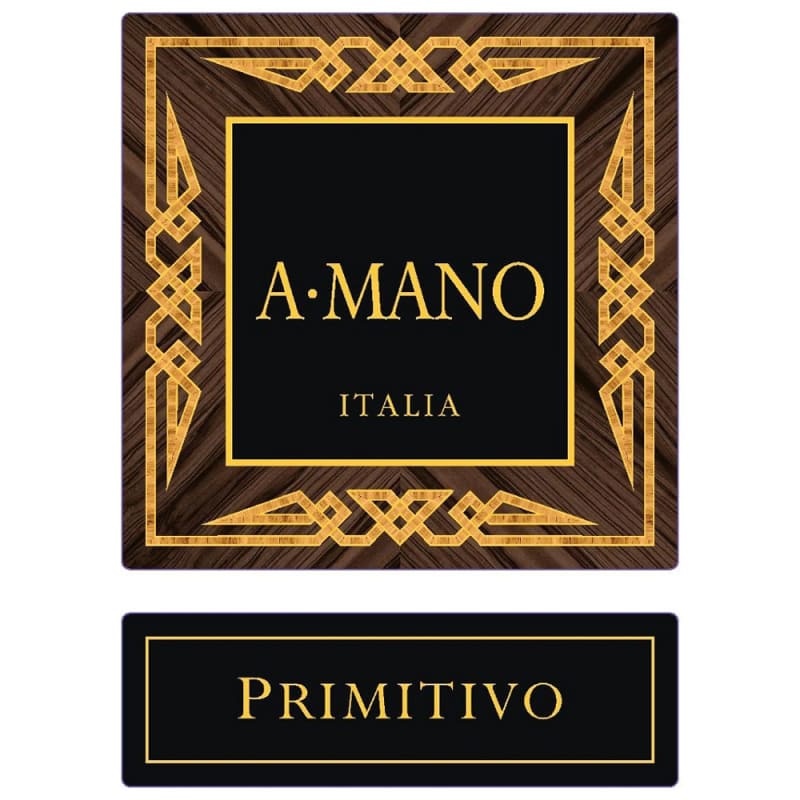 A. Mano Puglia Primitivo 2010 Front Label