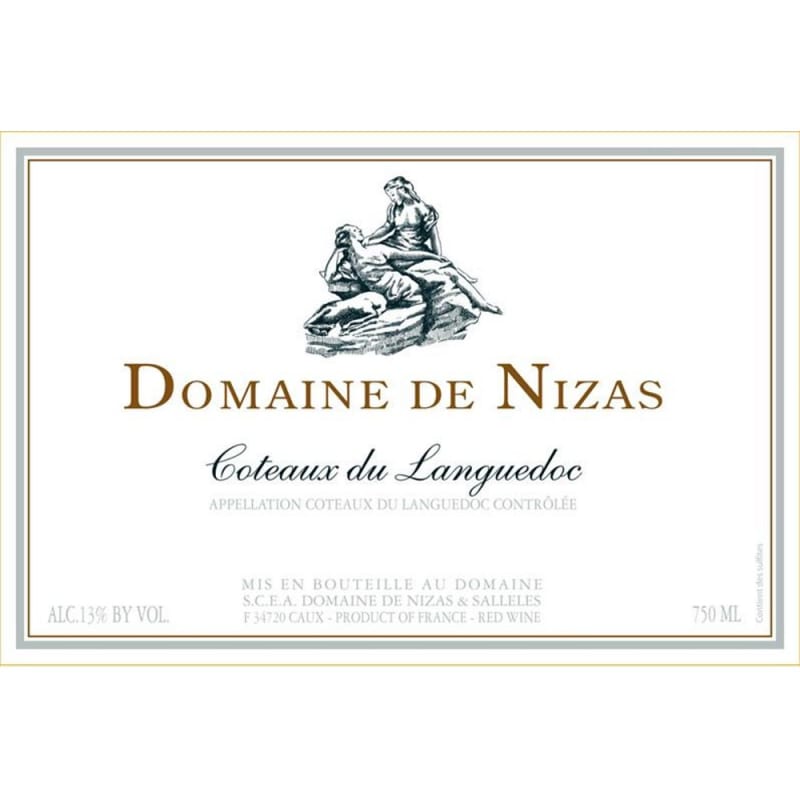 Domaine de Nizas Languedoc Rouge 2007 Front Label