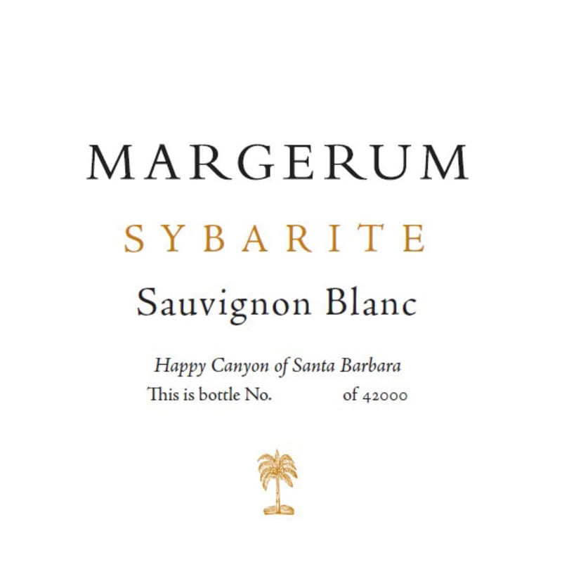 Margerum Sybarite Sauvignon Blanc 2009 Front Label
