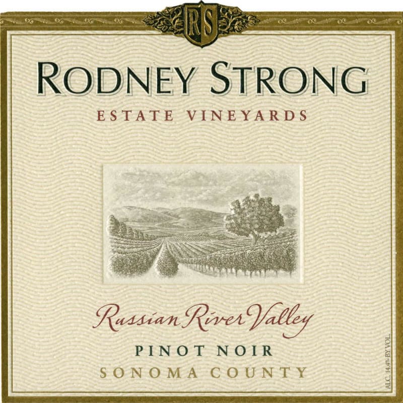 Rodney Strong Russian River Pinot Noir 2010 Front Label