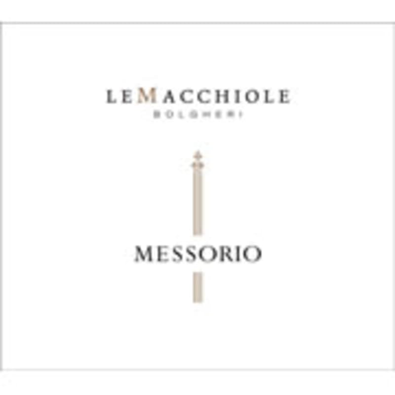 Le Macchiole Messorio 2002 Front Label
