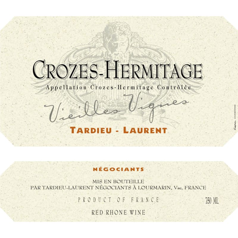 Tardieu-Laurent Crozes-Hermitage Vieilles Vignes 2007 Front Label
