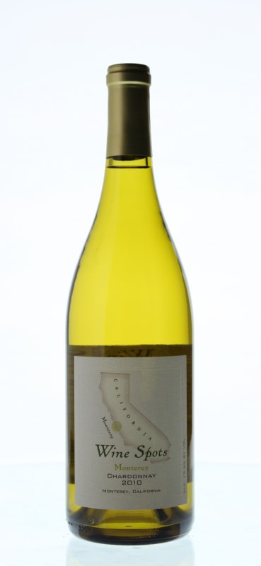 Wine Spots Monterey Chardonnay 2010 Front Bottle Shot