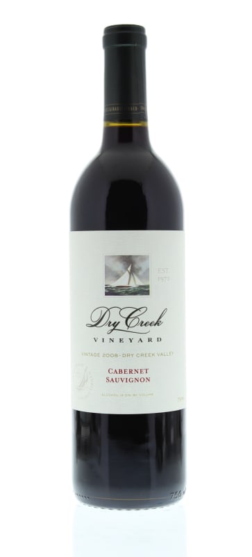 Dry Creek Vineyard Cabernet Sauvignon 2008 Front Bottle Shot