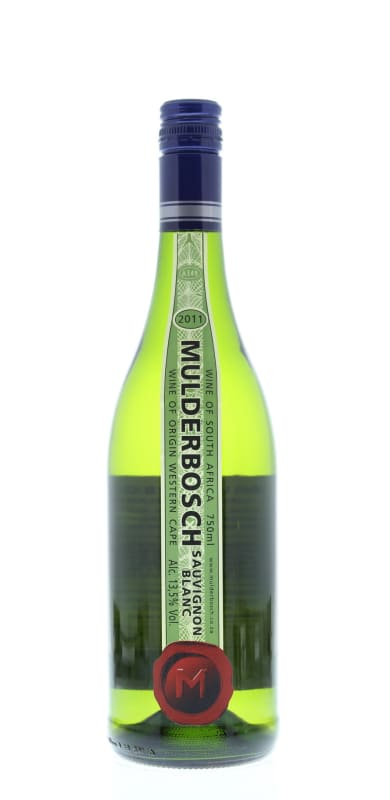 Mulderbosch Sauvignon Blanc 2011 Front Bottle Shot