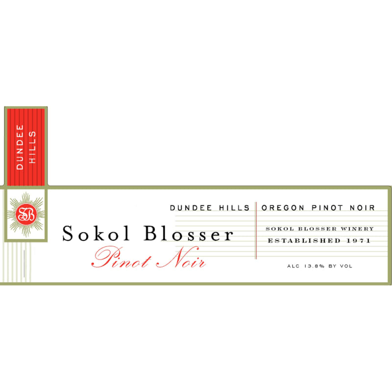 Sokol Blosser Dundee Hills Estate Pinot Noir 2009 Front Label