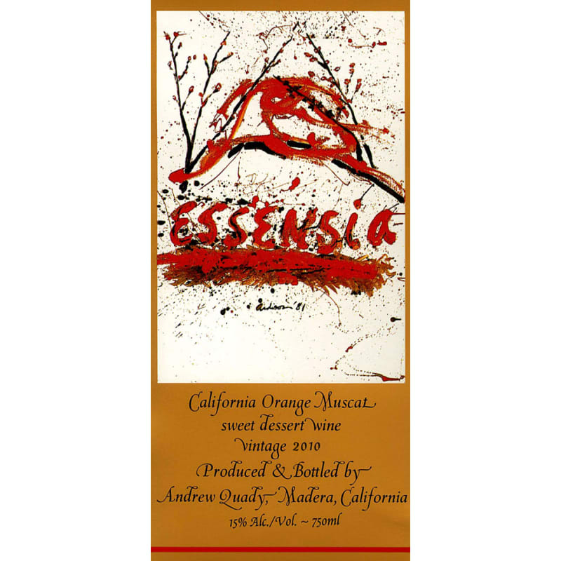 Quady Essensia Orange Muscat 2010 Front Label