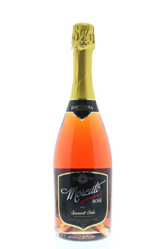 Bartenura Sparkling Rose Moscato (OU Kosher) 2011 Front Bottle Shot
