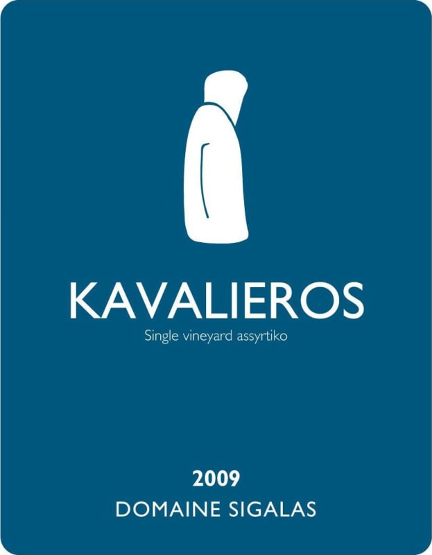 Sigalas Kavalieros White 2009 Front Label